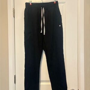 Figs Black Drawstring Jogger Scrub Pants